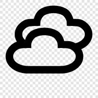 cloudy, overcast, rain, thunder icon svg