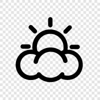 Cloudy, Partly Cloudy icon svg