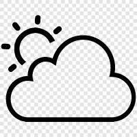 Cloudy, Weather, Partly Cloudy icon svg