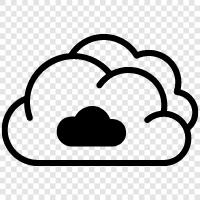 cloudy, weather, forecast, rain icon svg