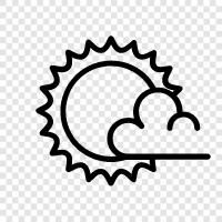 Cloudy, Weather, Clouds, Rain icon svg