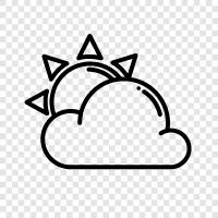 cloudy, rainy, thunderstorm, storm icon svg