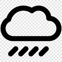 cloudy, wet, stormy, heavy icon svg