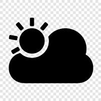 cloudy, morning, day, sky icon svg