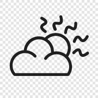 cloudy, overcast, rainy, thunderstorm icon svg