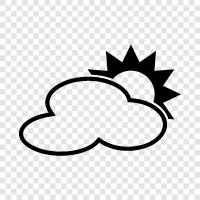 cloudy, sky, weather, forecast icon svg