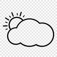 cloudy, overcast, rain, thunder icon svg