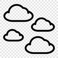 cloudy, damp, misty, chilly icon svg