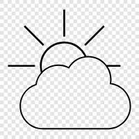 Cloudy, Sky, weather, forecast icon svg