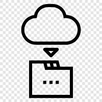 clound, Datenbank, sql, Server symbol