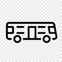 coach, bus stop, bus station, bus route icon svg