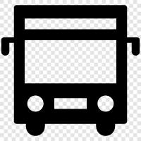 Bus, Transport, Bushaltestelle, Buslinie symbol