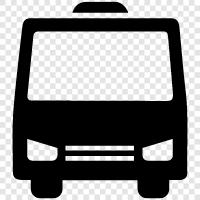 coach, schedule, route, timetable icon svg