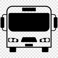 coach, transportation, school, ride icon svg