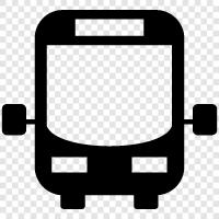 coach, bus stop, bus route, bus company icon svg