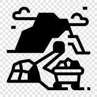 coal, coal mine safety, coal mines, coal mining icon svg