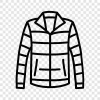 coat, jacket, winter, waterproof icon svg