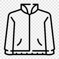 coat, clothing, outerwear, raincoat icon svg