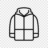 coat, winter, camouflage, raincoat icon svg