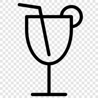 Cocktail, Wein, Bier, Schnaps symbol