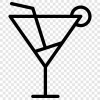 Cocktails, Getränk, alkoholisches Getränk, gemischtes Getränk symbol