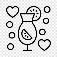 cocktails, martinis, whisky, vodka icon svg