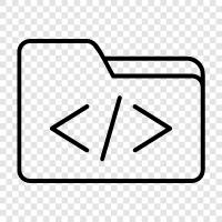 CodeDatei, ProgrammDatei, ProgrammierDatei, SoftwareDatei symbol