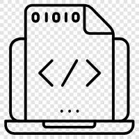 Kodierung, Kodierungssprache, Programmierung, Software symbol