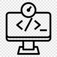 coding, coding language, programming, software icon svg