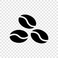 coffee, beans, ground coffee, beans for coffee icon svg