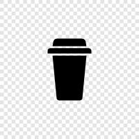 Kaffeebohnen, Kaffeebrauen, Kaffeemaschine, Kaffeekanne symbol