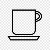 Kaffeebohnen, Kaffeemühlen, Kaffeemaschine, Kaffeekapseln symbol