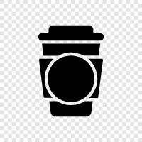 Kaffeebohnen, Kaffeebrauen, Kaffeemaschine, Kaffeekapseln symbol