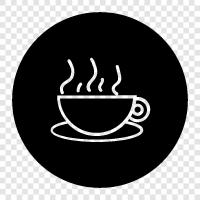 kahve çekirdekleri, kahve öğütücüleri, kahve makineleri, kahve dükkanları ikon svg