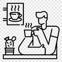 Coffee, Breakfast, Restaurant, Diner icon svg