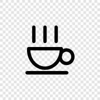 kahve, kafein, sabah, kahvaltı ikon svg