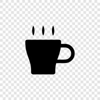 Coffee, Tea, Hot Chocolate, Espresso icon svg