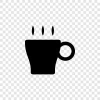 Kaffee, Tee, heiße Schokolade, Eiskaffee symbol