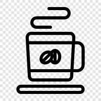 coffee, caffeine, cappuccino, latte icon svg