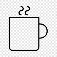 Kaffee, Tasse, Getränk, Koffein symbol