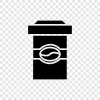 coffee, cup, drinking, red icon svg