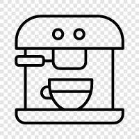 Kaffee, Kaffeebohnen, Kaffeemaschine Bewertungen, beste Kaffeemaschine symbol