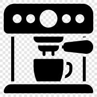 coffee, maker, coffee pot, coffee beans icon svg