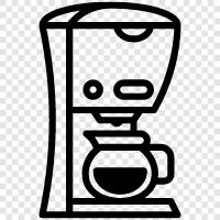 coffee, Brewing Coffee, Single Serve Coffee Maker, Coffee Machine icon svg