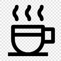 coffee, tea, pastry, cafe icon svg