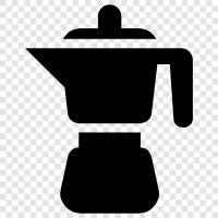 coffee maker, coffee pot, coffee, coffee beans icon svg