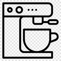 Kaffeemaschine, Kaffeebohnen, Kaffee, Espresso symbol