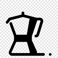 coffee maker, espresso maker, stove top espresso maker, Moka Pot icon svg