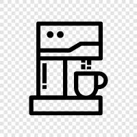 coffee maker, espresso, coffee, cappuccino icon svg