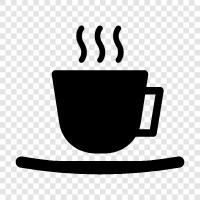 kahve fincanı, kahve kabı, kahve makinesi ikon svg
